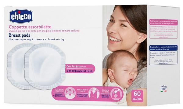 Chicco Coppette Assorbilatte 60 Pezzi