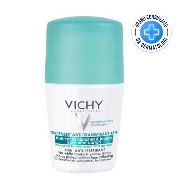 Vichy Deodorante Roll-on Anti-traspirante 48H Traspirazione Intensa 50 ml