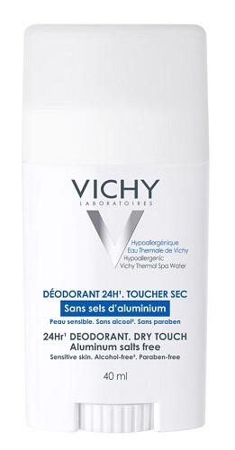 Vichy Deodorante 24h Effetto Asciutto Ipoallergenico per Pelli Sensibili 40 ml