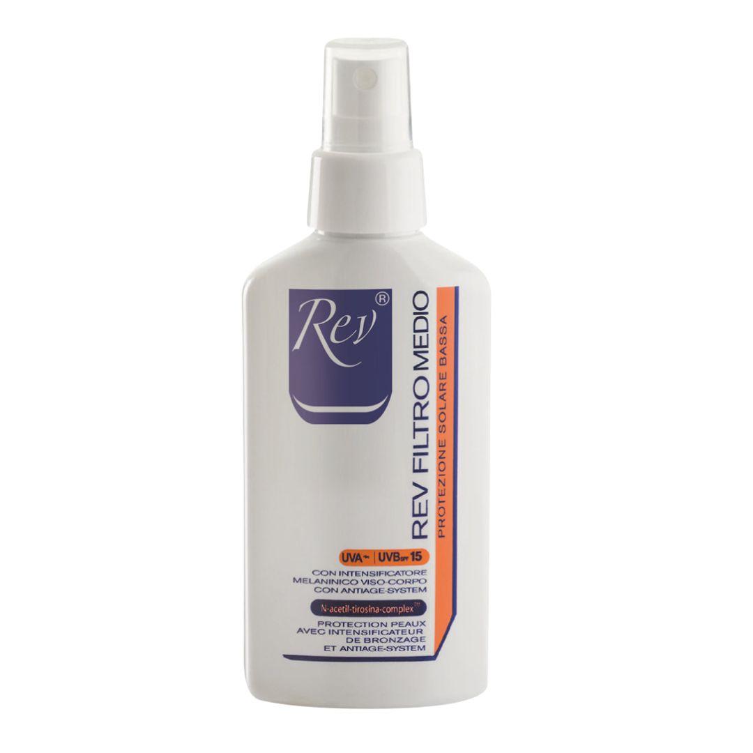 Rev Pharmabio Filtro Medio Base Protezione Solare Media SPF25 125 ml