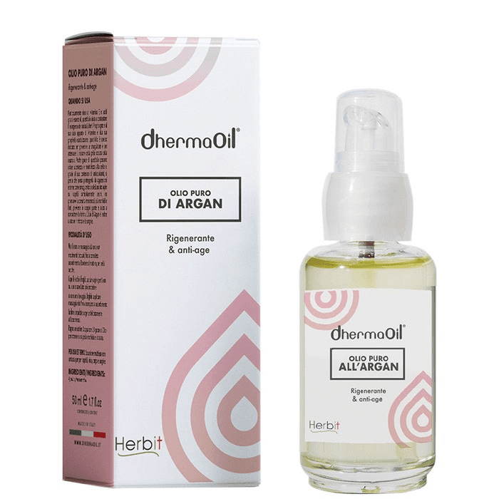 DhermaOil Olio di Argan Puro Per Pelle e Capelli 50 ml