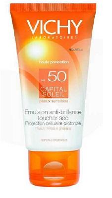 Vichy Capital Soleil Dry Touch Spf50 Emulsione Anti-Lucidità Mattificante 50 ml