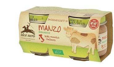 Omogeneizzato di Manzo Biologico 2 x 80 g