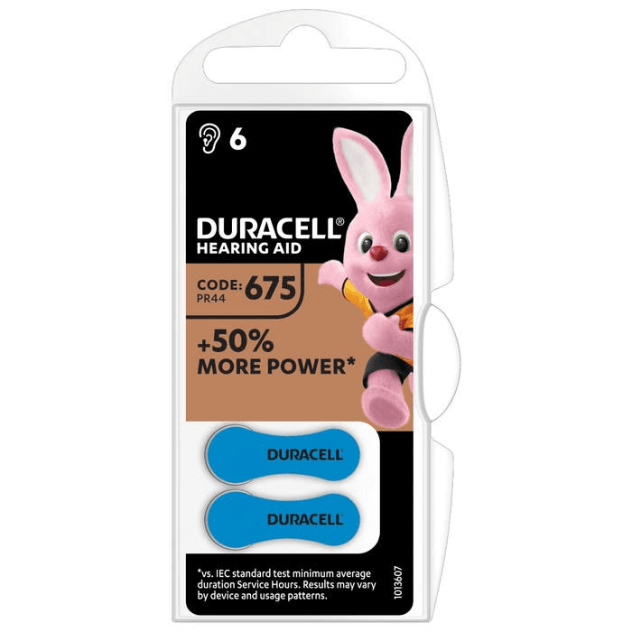 Duracell EasyTab 675 Batterie Apparecchio Acustico 6 Batterie