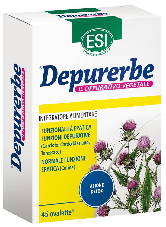 Esi Depurerbe Integratore Alimentare Depurativo Funzionalità Epatica 45 Ovalette