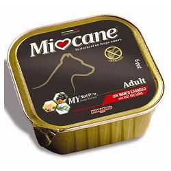 MIOCANE Adulto, Manzo/Agnello, Cibo Umido per Cani, 300 g per un alimentazione Sana e Gustosa