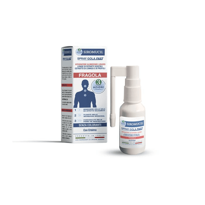 Siromucil 3 Azioni Spray Gola Integratore 150 ml