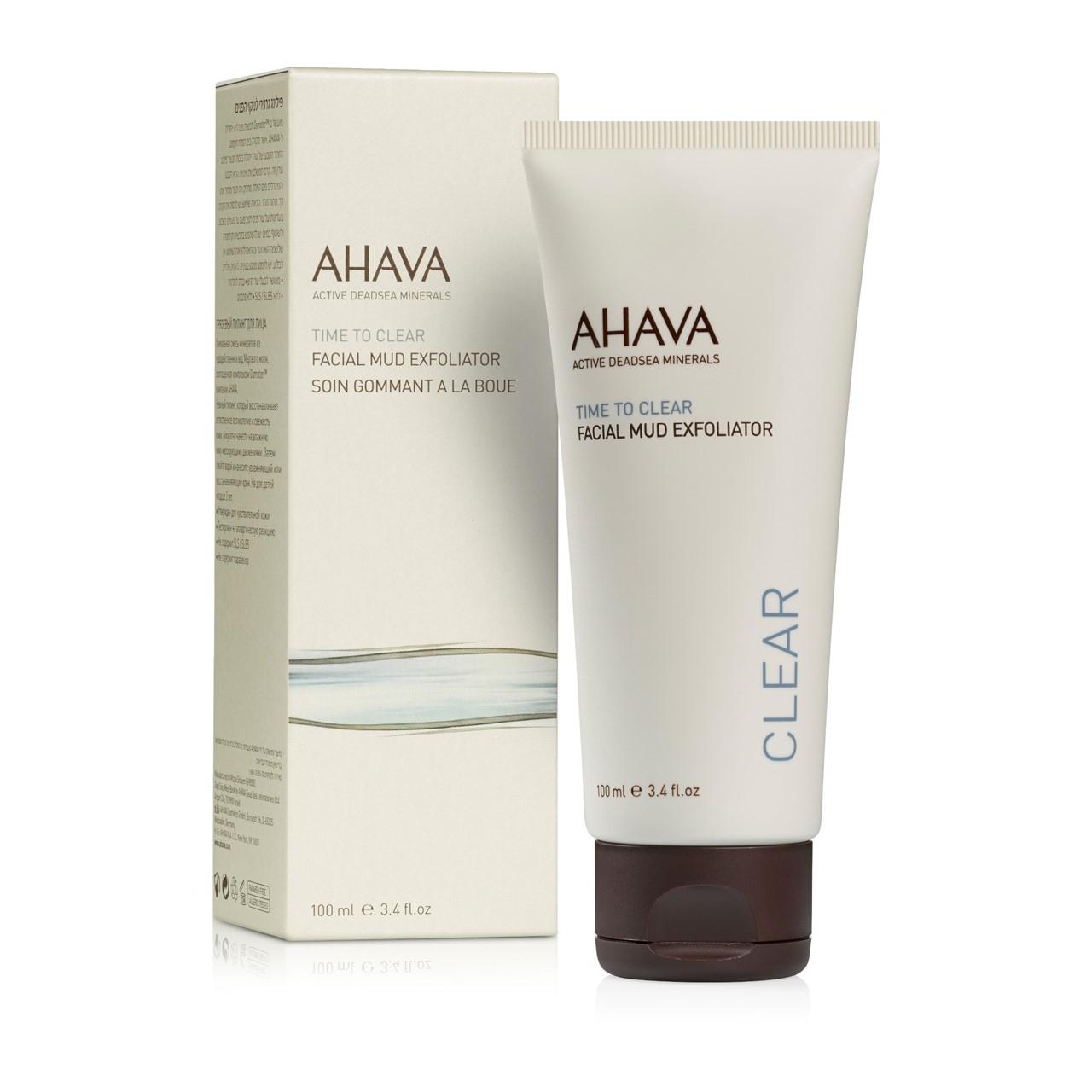 Ahava Facial Mud Exfoliator Esfoliante Viso Delicato con Micro-Granuli 100 ml