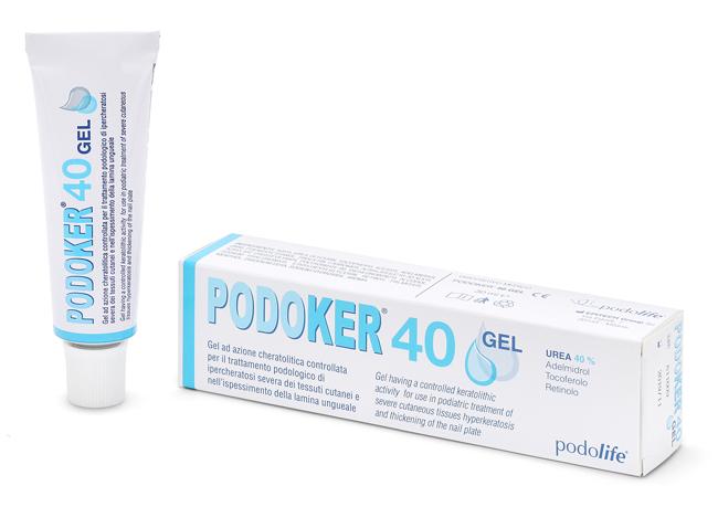 Epitech Group Podoker 40 Gel Azione Cheratolitica Tubo Da 30 Ml Con Applicatore