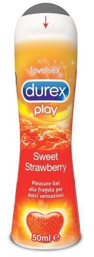 Durex Sweet Strawberry Lubrificante Gel alla Fragola 50 ml