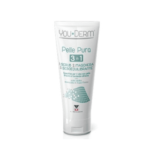 You-Derm Pelle Pura 3 in 1 Scrub e Maschera Seboequilibrante 75 ml