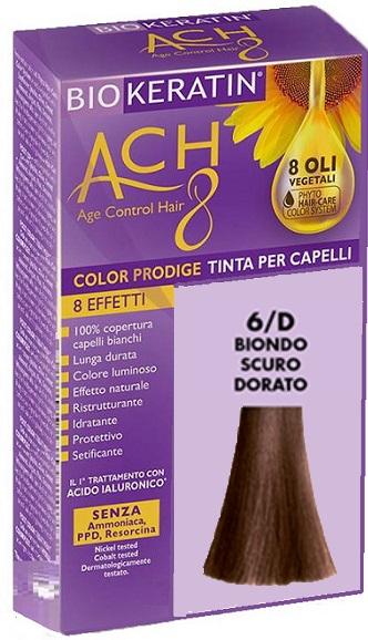Biokeratin Ach8 Tinta per Capelli Biondo Scuro Dorato 6/D