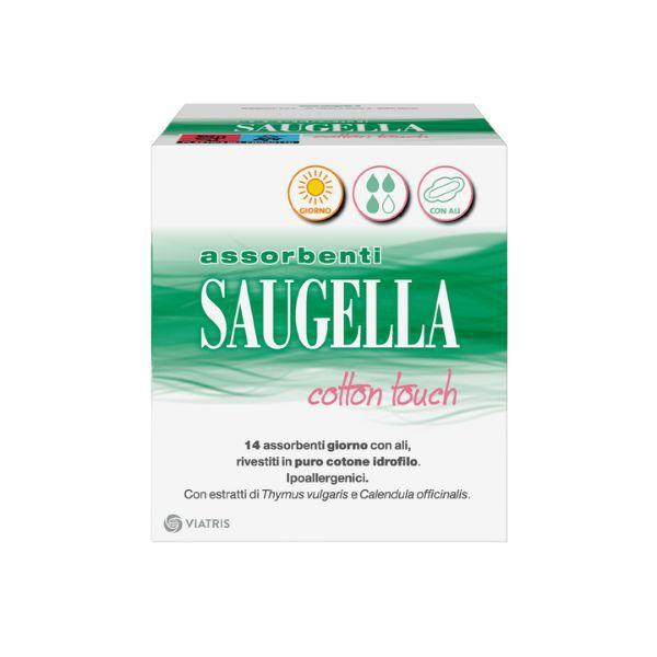 Saugella Assorbente Giorno con le Ali Ipoallergenici 14 Pezzi