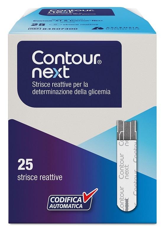 Contour Next Strisce Reattive per la Determinazione della Glicemia 25 Strisce