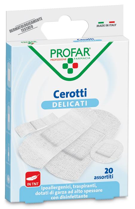 Profar Cerotti TNT Assortiti per Ferite 20 Pezzi