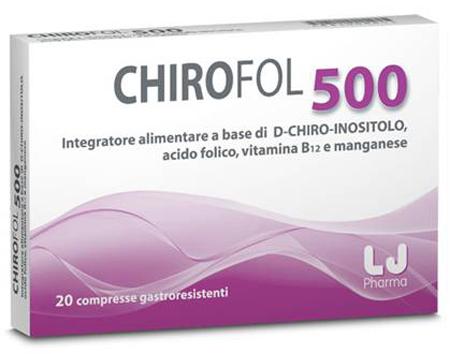 Chirofol 500 Integratore Alimentare per Ovaio Policistico 20 Compresse