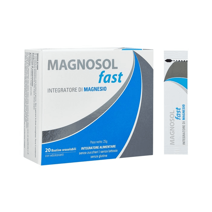 Magnosol Fast Integratore di Magnesio 20 Bustine Orosolubili