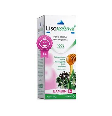 Sanofi Linea Apparato Respiratorio Lisonatural Bambini Tosse Grassa Secca 210 ml