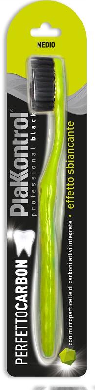 Plakkontrol Linea Igiene Dentale Quotidiana Perfetto Carbon Spazzolino Sbiancant