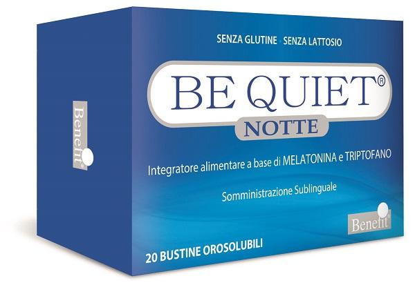 Benefit Linea Sonno Serenità Be Quiet Notte Integratore Alimentare 20 Buste