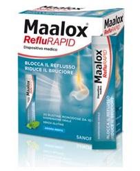 Maalox RefluRAPID Blocca il Reflusso Gastrico e il Bruciore 20 Bustine
