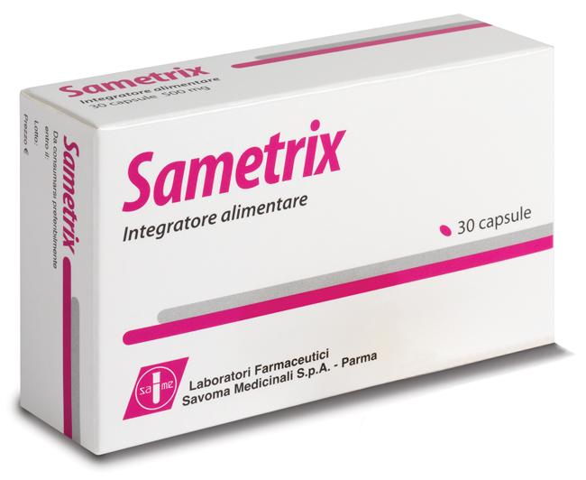 Savoma Medicinali Linea Capelli Sani Sametrix Integratore Alimentare 30 Capsule