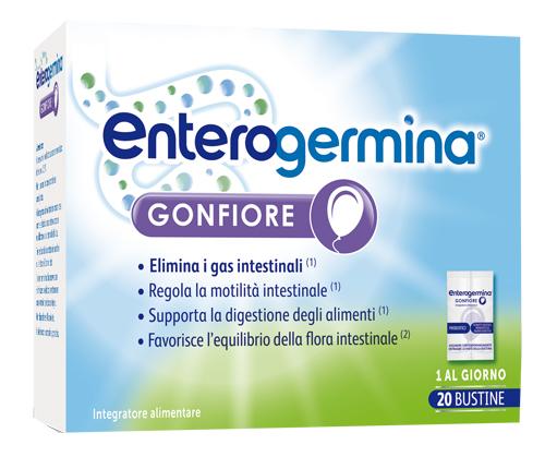 Enterogermina Gonfiore Integratore per la Flora Batterica Intestinale 20 Bustine