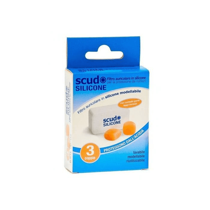 Earplug Scudo Silicone Tappi Auricolari Modellanti 3 Paia
