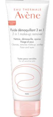 Avene Fluido Struccante 3 in 1 dalla Texture Leggera Viso e Occhi 200 ml