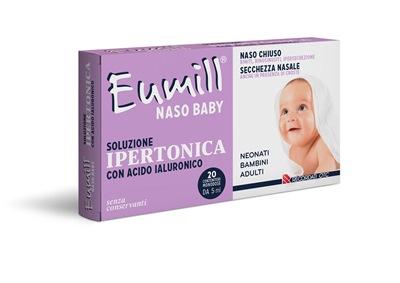 Recordati Eumill Naso Baby Soluzione Ipertonica 20 Flaconcini Monodose 5 Ml