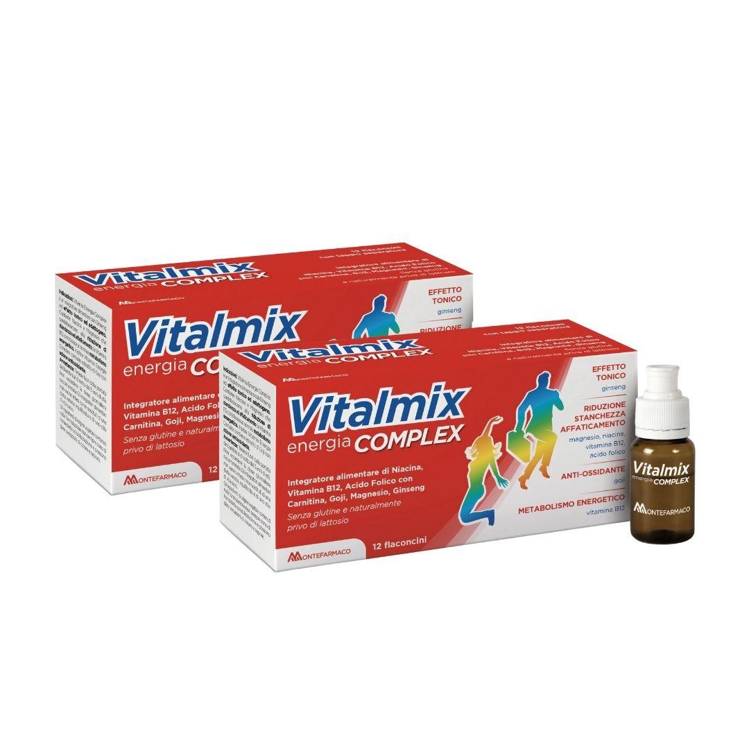Vitalmix Complex Integratore Multivitaminico Energizzante 2 X 12 flaconcini