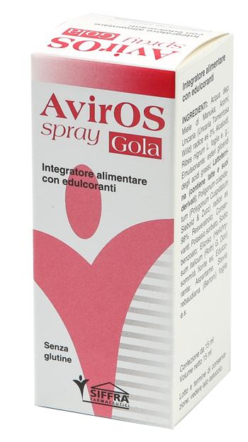 Aviros Spray Gola per Sollievo da Mal di Gola e Irritazioni 15 ml