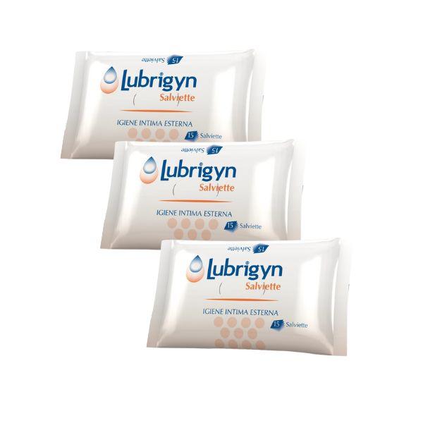 Lubrigyn Salviette Intime Umidificate 3 x 15 Pezzi