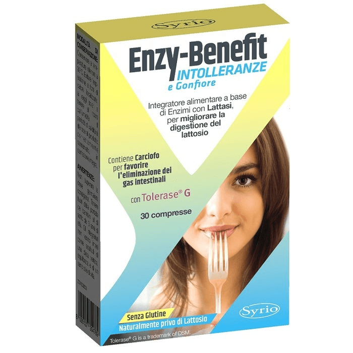 Enzy-Benefit Intolleranze E Gonfiore 30 Compresse