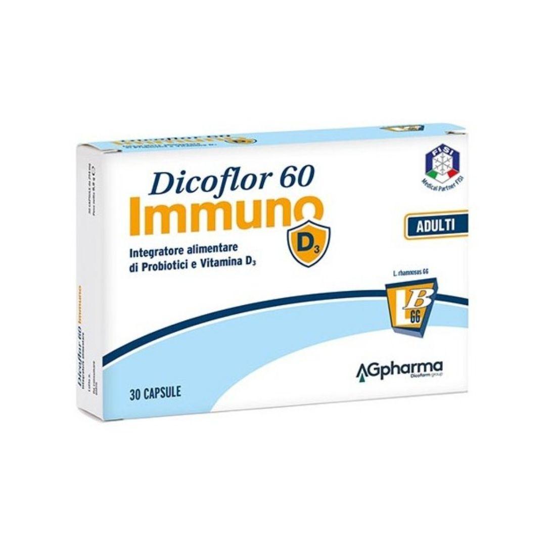 Dicoflor 60 Immuno per L'Equilibrio della Flora Intestinale 30 Capsule