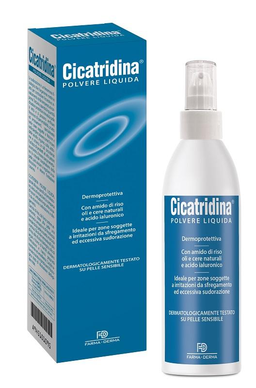 Farma-derma Cicatridina Polvere Liquida per Irritazioni e Arrossamenti 120 ml
