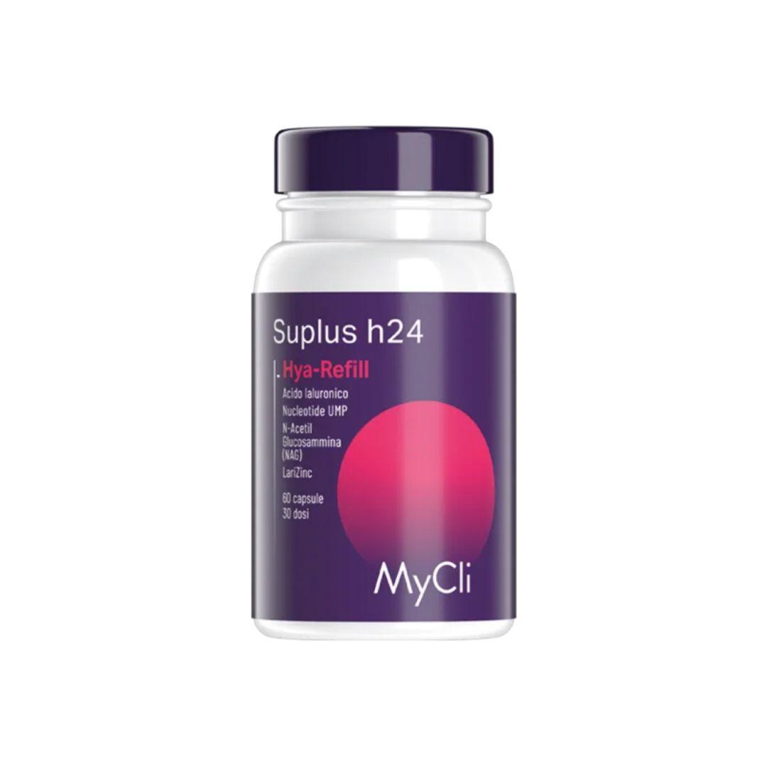 Mycli Suplus H24 Hya Refill Integratore per Tonicitร e Idratazione 60 Capsule