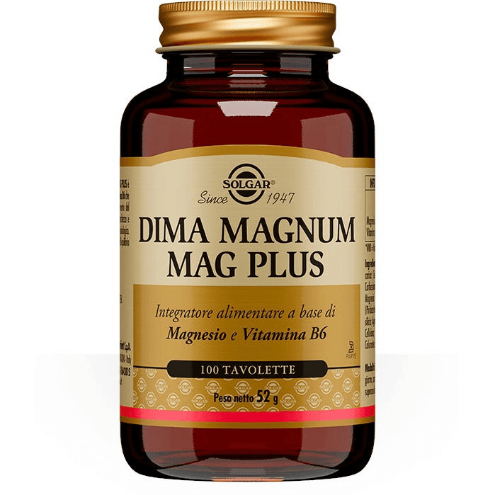 Solgar Dima Magnum Mag Plus Integratore Magnesio 100 Tavolette