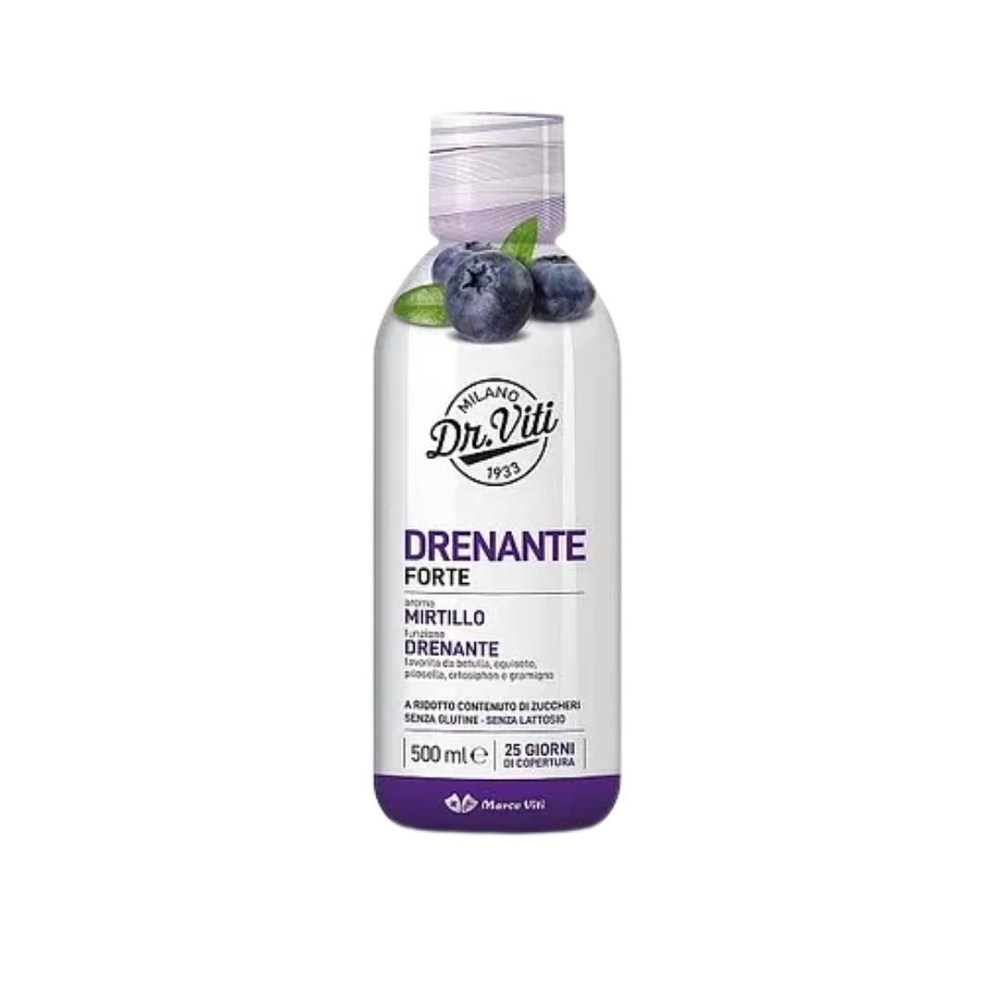 Dr Viti Drenante Forte Mirtillo 500 ml Senza Zuccheri