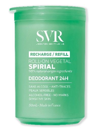 Svr Spirial Roll-on Ricarica Vegetal Deodorante Naturale 50 ml