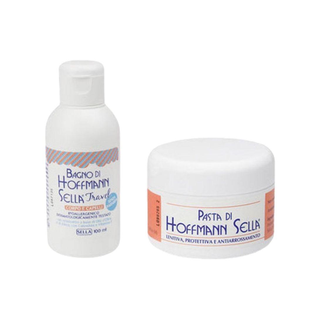Hoffmann Pasta Lenitiva Protettiva 200 ml + Bagno Corpo/Capelli 100 ml