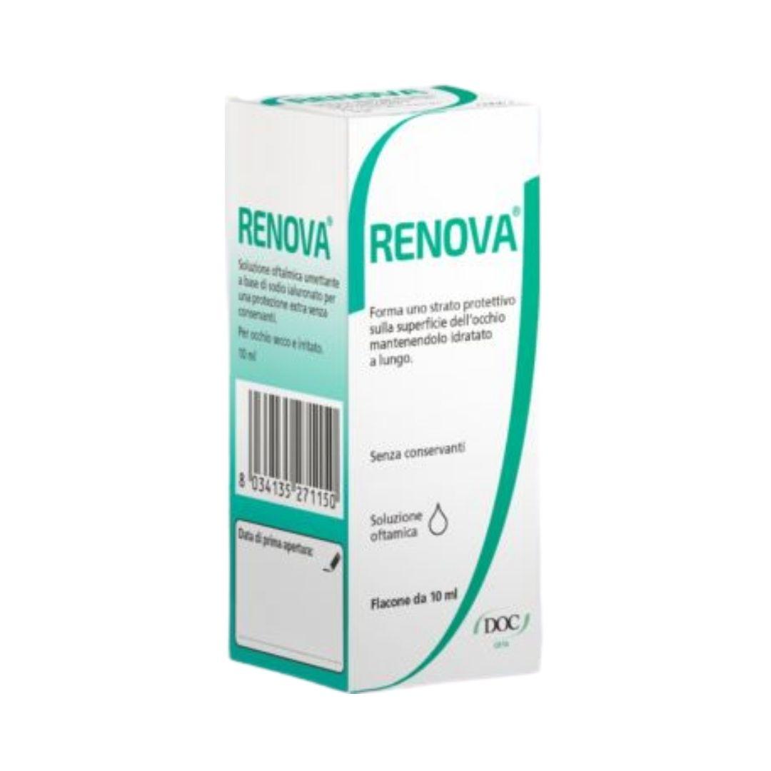 Renova Collirio Sostituto Lacrimale a Base di Acido Ialuronico 0,4% 1 ml