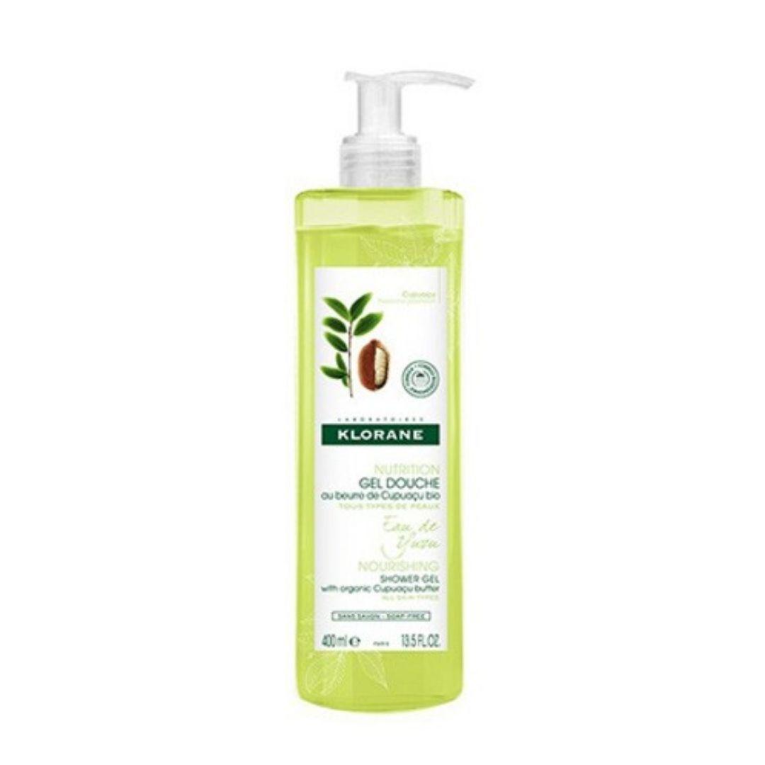 Klorane Gel Doccia Eau De Yuzu per Tutti i Tipi di Pelle 400 ml