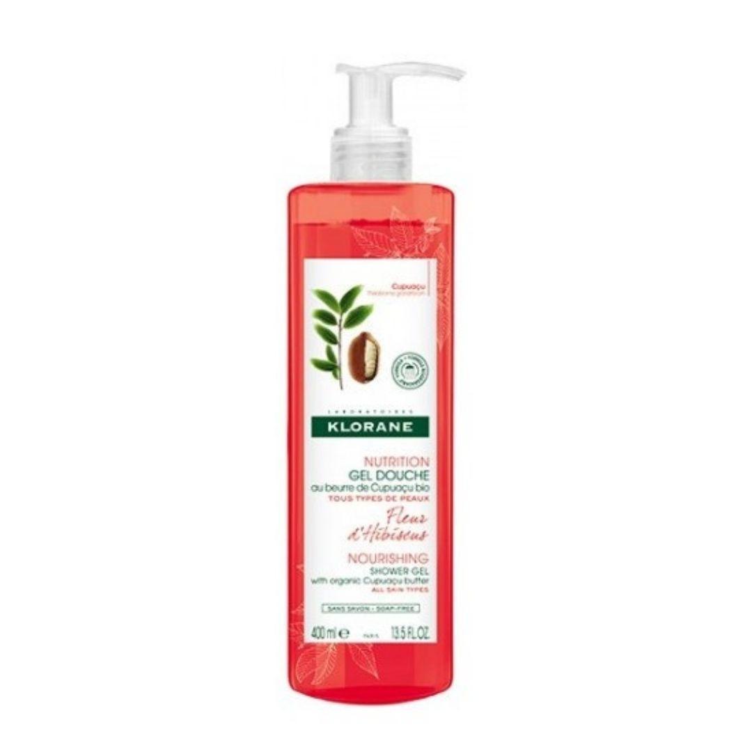 Klorane Gel Doccia Fiore D'ibisco per Tutti i Tipi di Pelle 400 ml