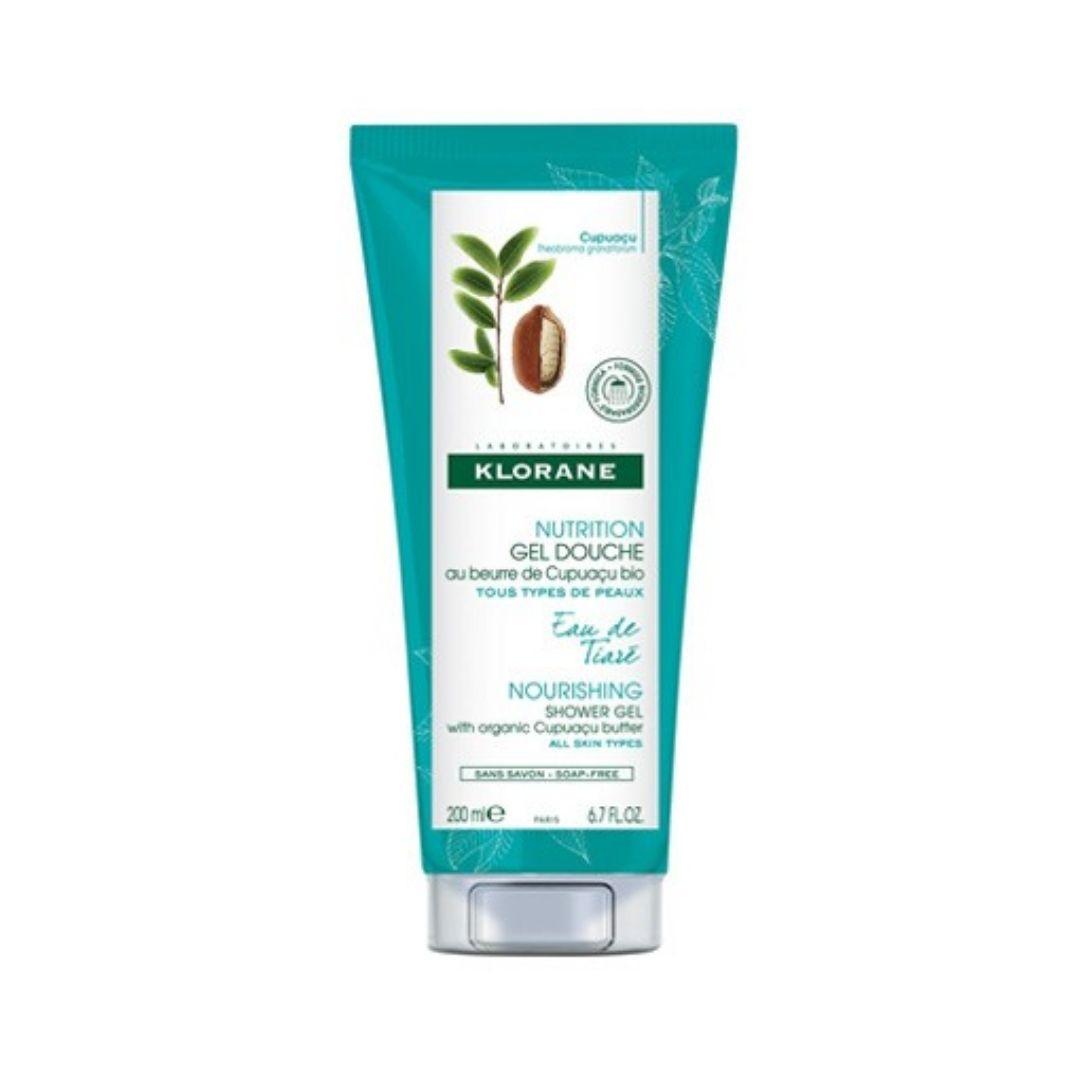 Klorane Gel Doccia Eau De Tiare' per Tutti i Tipi di Pelle 200 ml