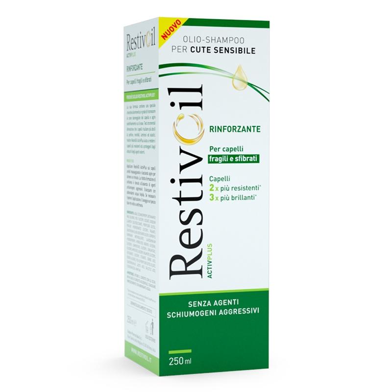 RestivOil Activ Plus Olio Shampoo Rinforzante per Capelli Fragili 250 ml
