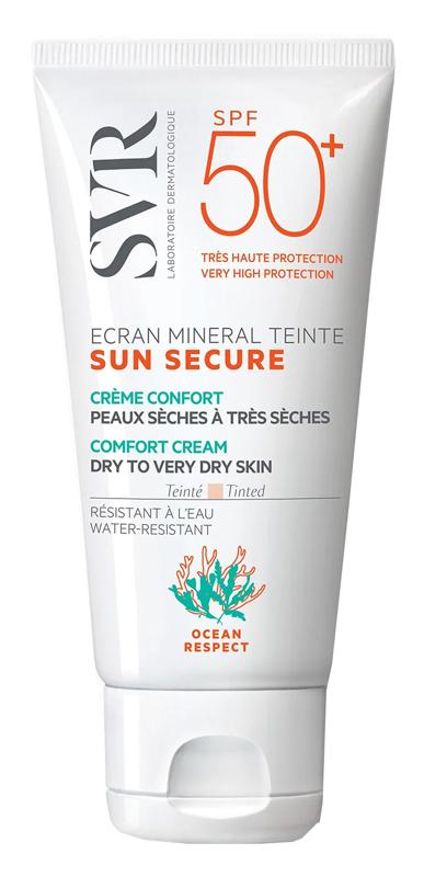 SVR Sun Secure Schermo Minerale Colorato SPF 50+ Pelle Secca e Molto Secca 50 ml