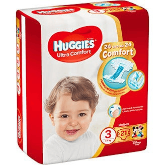 Huggies Ultra Comfort Pannolino Base Taglia 3 21 Pezzi 4-9kg