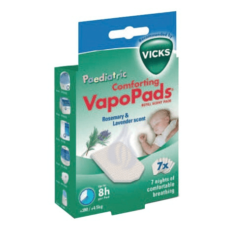Vicks Vapopads Rosmarino E Lavanda Pads Per Umidificatori 7 Pezzi