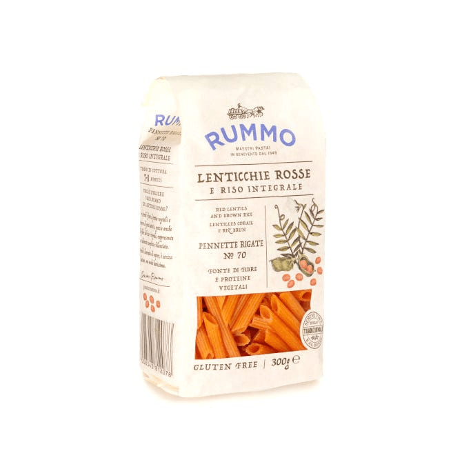 Rummo Pasta Di Legumi Pennette Lenticchie Rosse Senza Glutine 300g